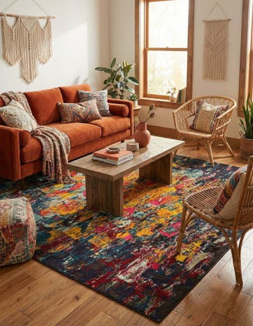 9' x 12' 2 Washable Hyacinth Rug