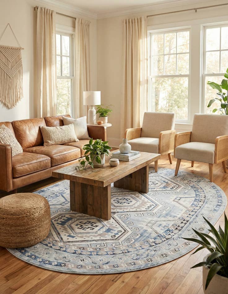 Detail image of 7' 10 x 10' Charlotte Oval Rug