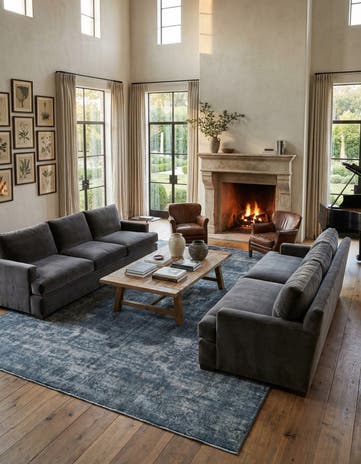 9' 6 x 13' 4 Vintage Royal Wool Rug