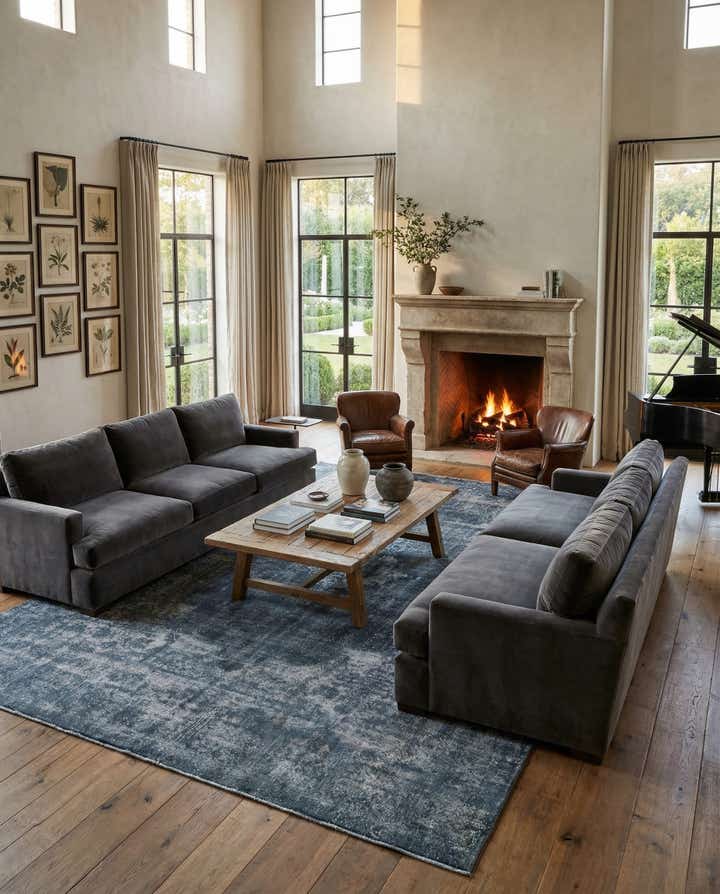 9' 6 x 13' 4 Vintage Royal Wool Rug