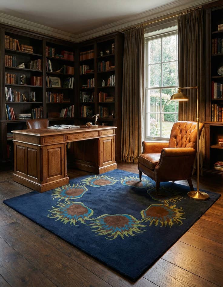 Detail image of 7' 6 x 7' 7 Luna Square Rug