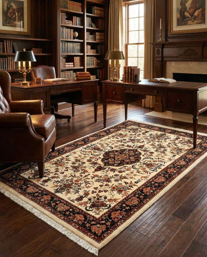 3' 9 x 6' 4 Bidjar Wool Rug
