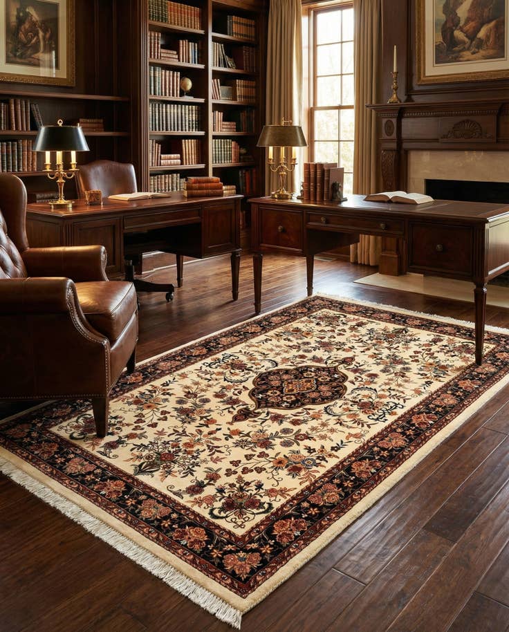 Detail image of 3' 9 x 6' 4 Bidjar Wool Rug