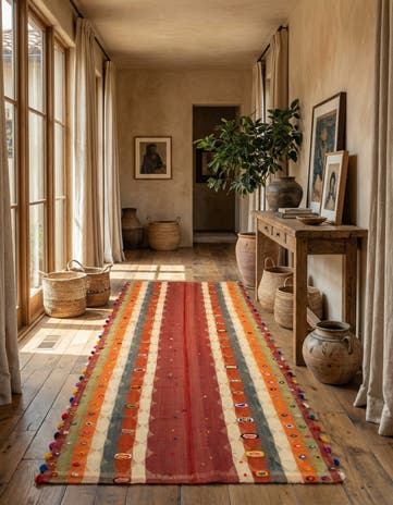 4' 2 x 10' 8 Jajim Runner Rug