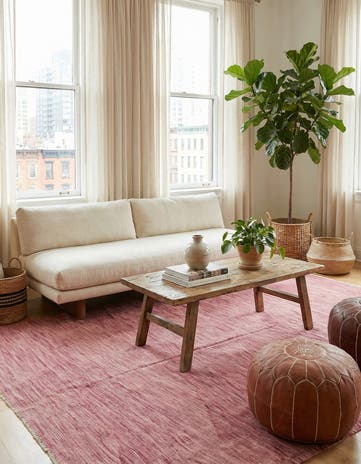 5' 9 x 8' 5 Hand Woven Kilim Modern Wool Rug
