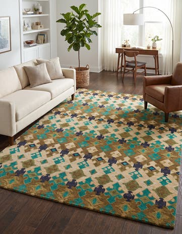 8' 1 x 10' Luna Wool Rug
