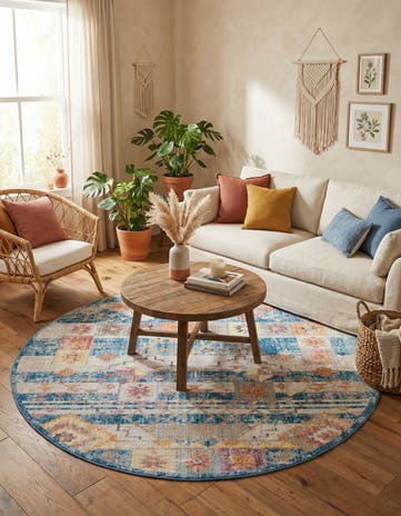 8' x 8' Vega Round Rug