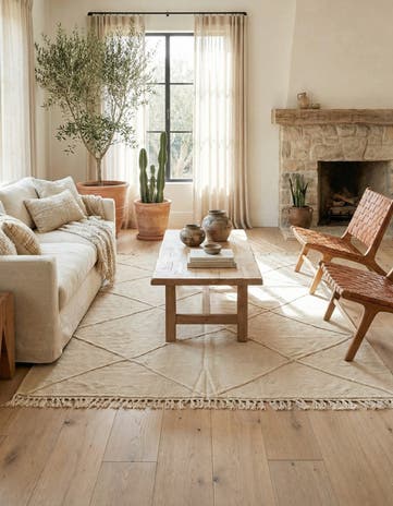 5' 9 x 7' 10 Hand Woven Kilim Modern Wool Rug