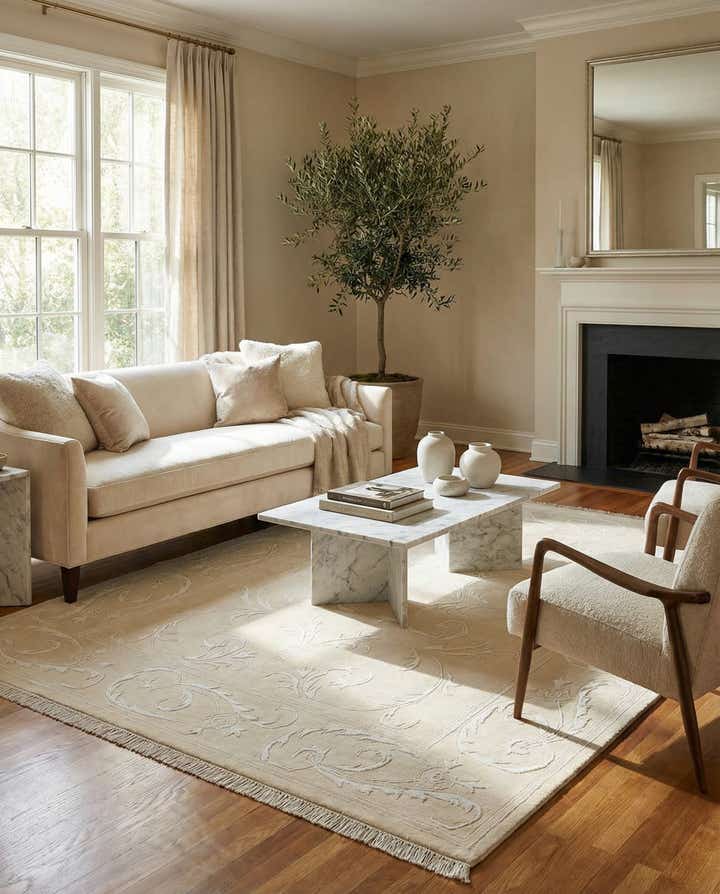 5' x 6' 8 Hand Knotted Darya Wool Rug