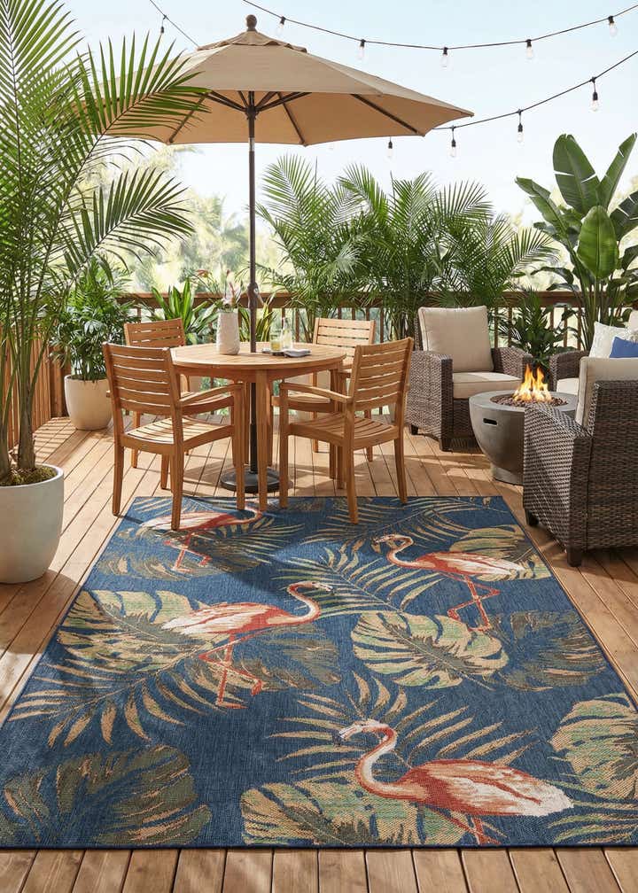 9' x 12' Easy-Clean Baja Indoor / Outdoor Rug