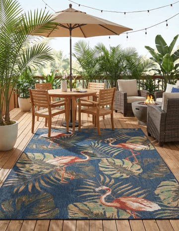 9' x 12' Easy-Clean Baja Indoor / Outdoor Rug