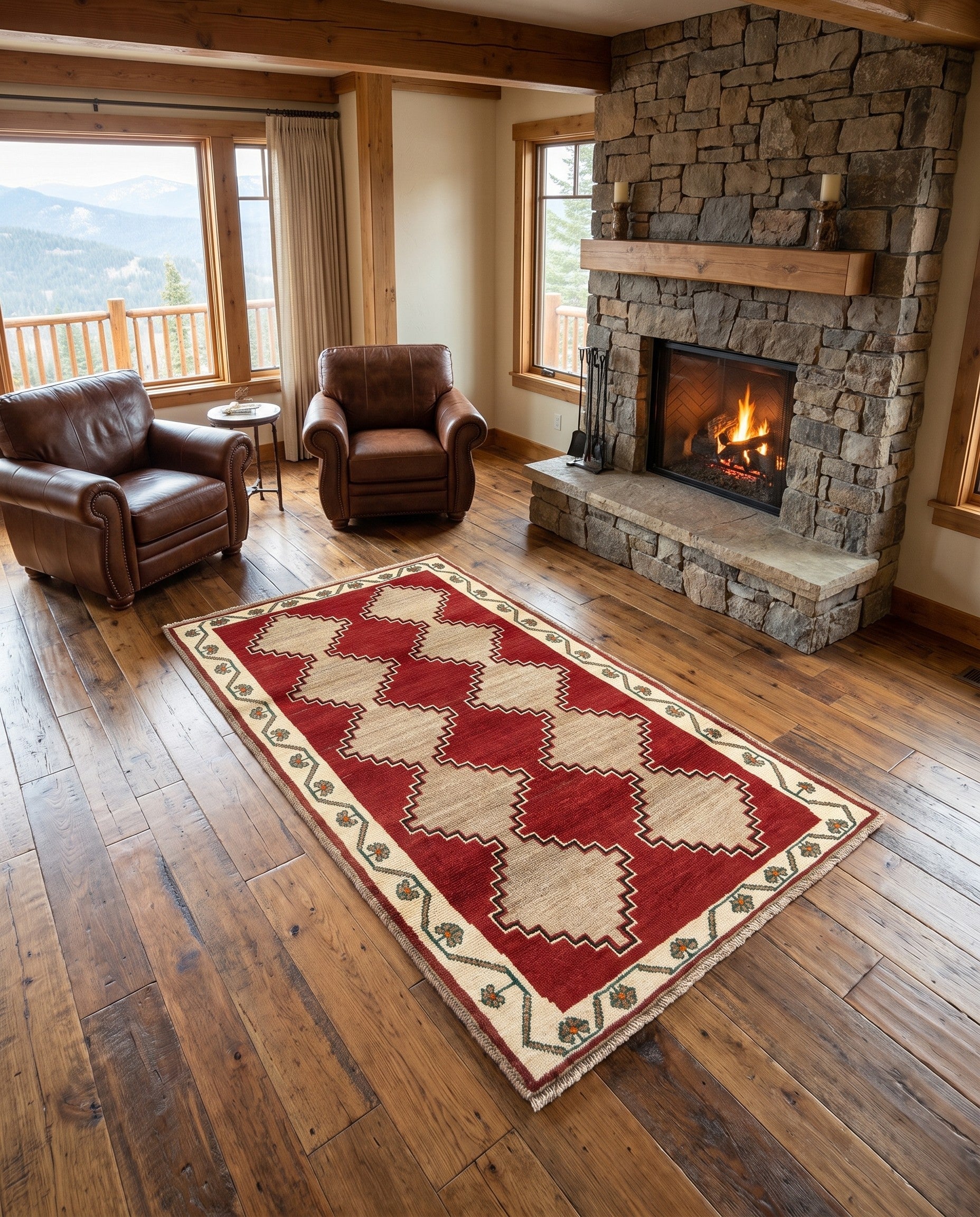 3' x 5' 10 Gabbeh Wool Rug