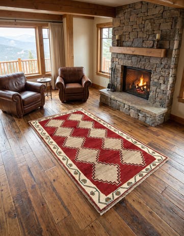 3' x 5' 10 Gabbeh Wool Rug