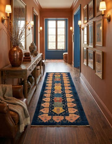 3' 1 x 9' 10 Luribaft Wool Runner Rug