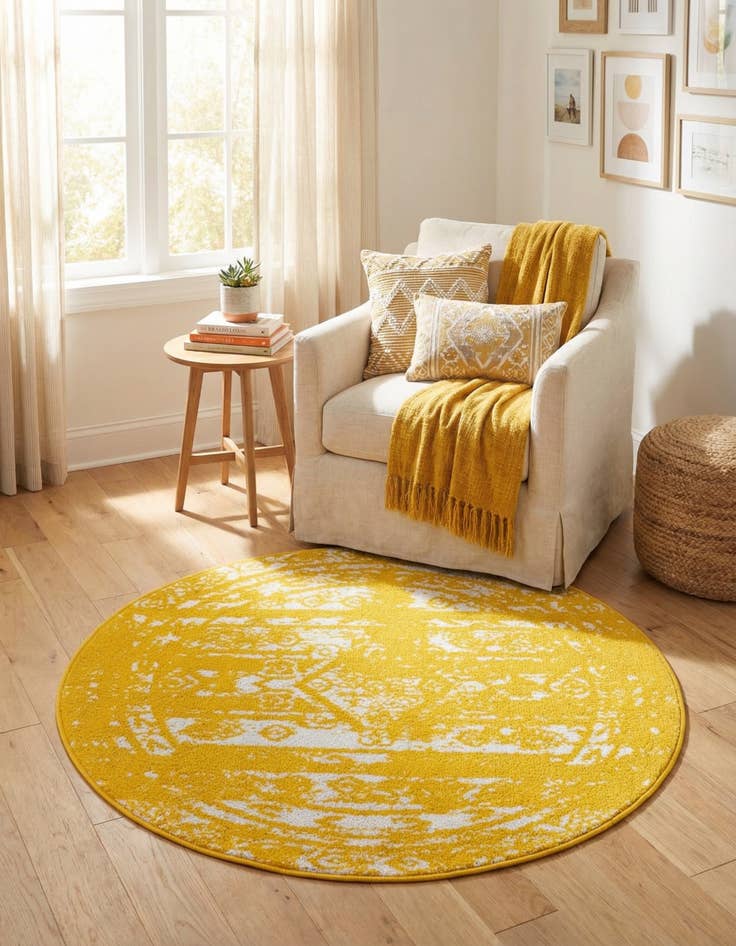 Detail image of  3' x 3' Lennon Round Rug