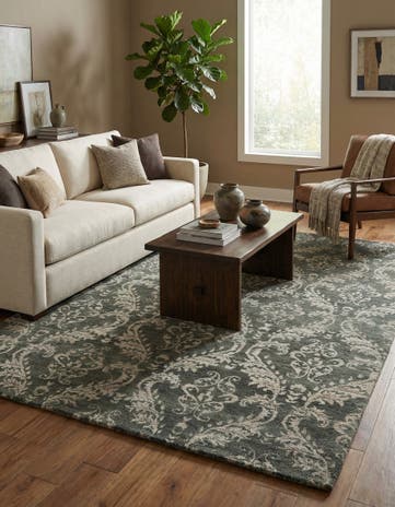 5' 7 x 8' 2 Hand Knotted Kashkuli Gabbeh Wool Rug