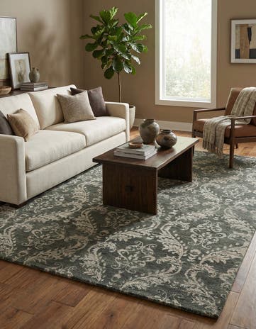 5' 7 x 8' 2 Hand Knotted Kashkuli Gabbeh Wool Rug