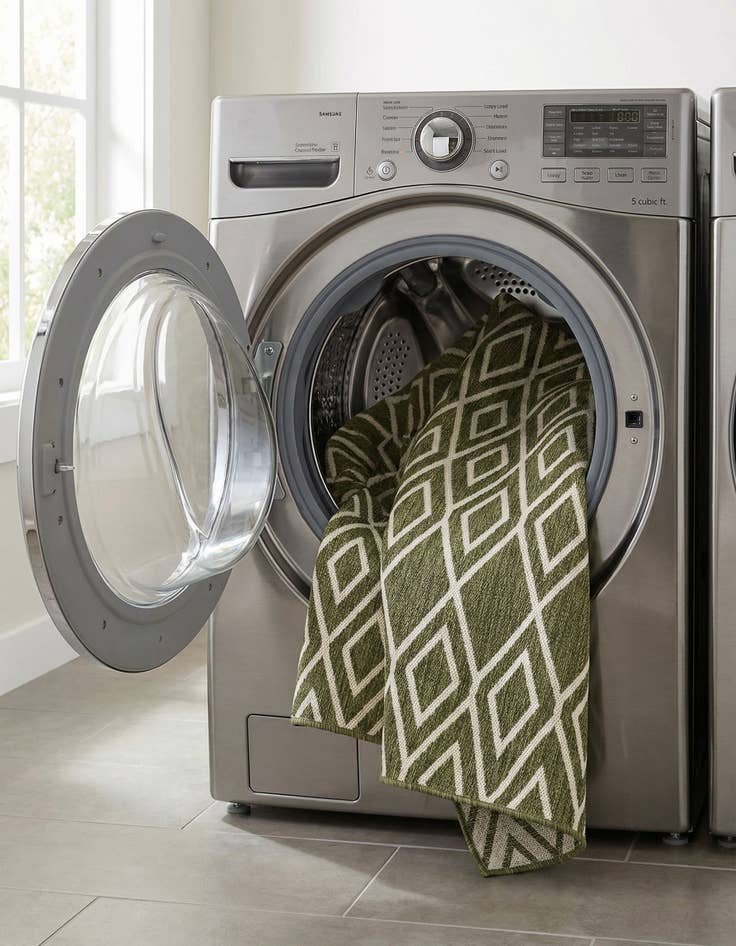 Detail image of 7' 10 x 10'  Washable Jill Zarin Turks and Caicos Indoor / Outdoor Rug