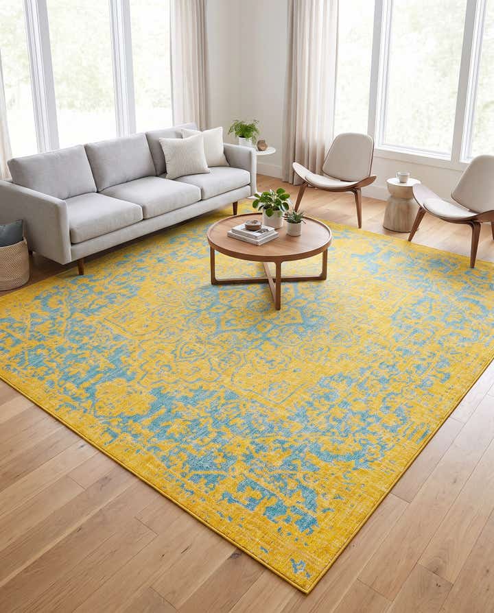 10' 8 x 10' 8 Easy-Clean Jill Zarin Dubai Indoor / Outdoor Square Rug