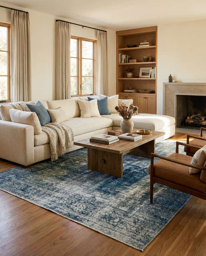 9' 3 x 12' 3 Hand Knotted Ultra Vintage Persian Wool Rug