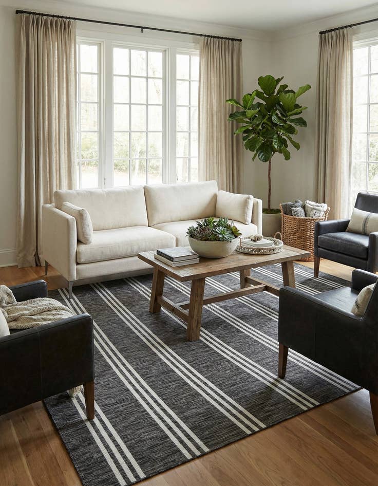 Detail image of 10' 8 x 10' 8  Washable Jill Zarin Anguilla Indoor / Outdoor Square Rug