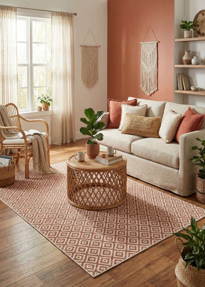 6' x 9' Easy-Clean Jill Zarin Costa Rica Indoor / Outdoor Rug