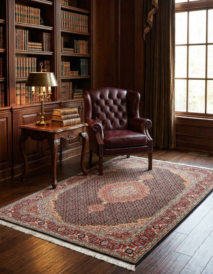 Detail image of 3' 4 x 5' 1 Tabriz Mahi Rug