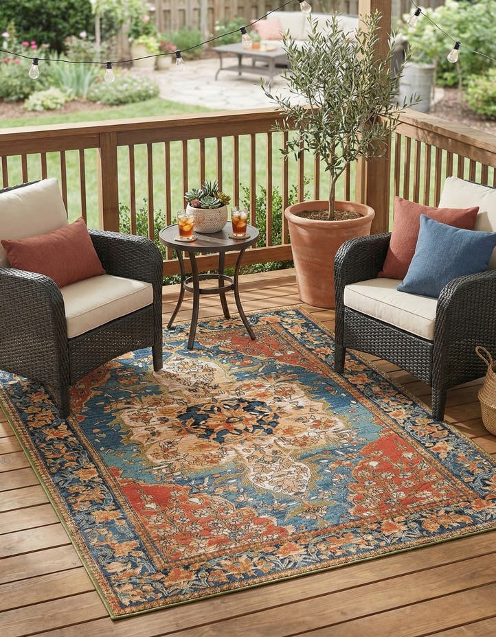 5' x 7' Easy-Clean Traditional Indoor / Ou...