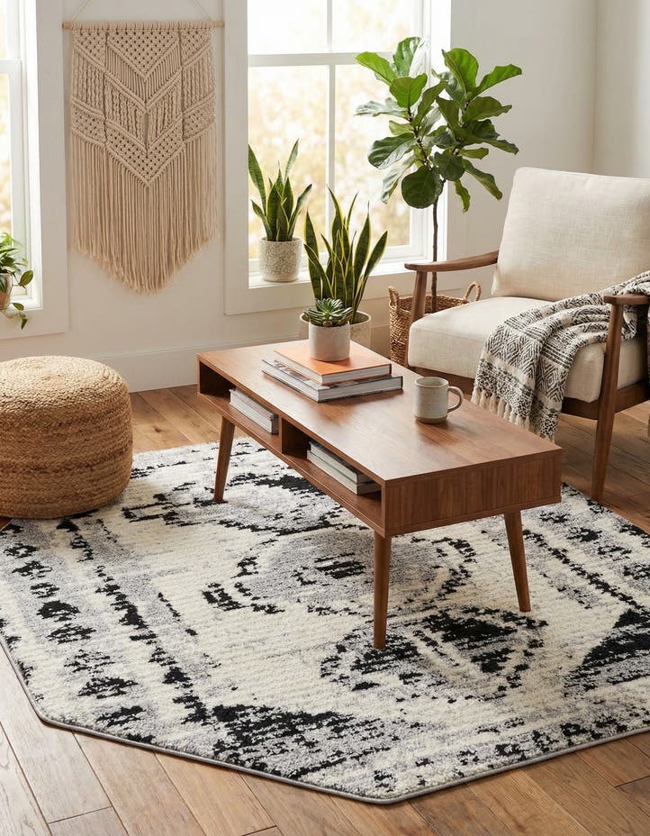 5' 3 x 5' 3 Tagine Octagon Rug