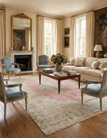 9' 7 x 13' 1 Vintage Royal Wool Rug