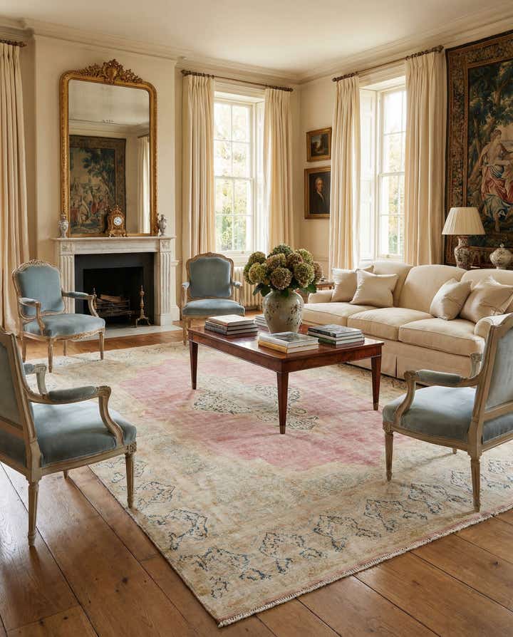 9' 7 x 13' 1 Vintage Royal Wool Rug