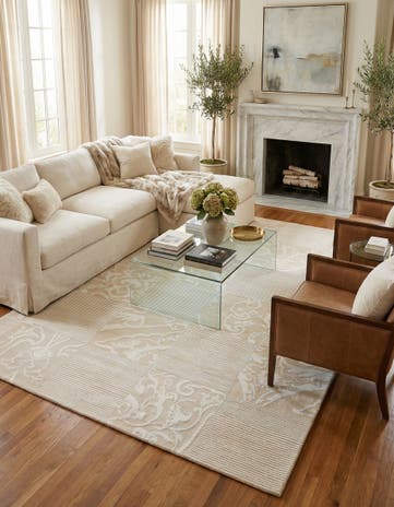 6' 8 x 9' 9 Hand Knotted Darya Rug