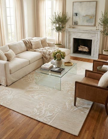 6' 8 x 9' 9 Hand Knotted Darya Rug