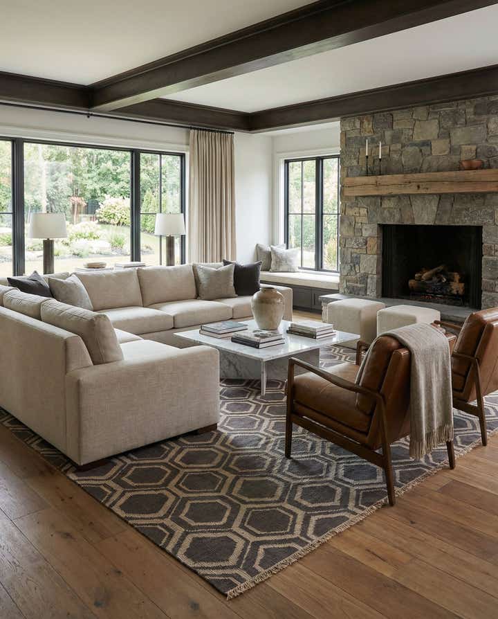 9' x 11' 10 Hand Knotted Luna Wool Rug