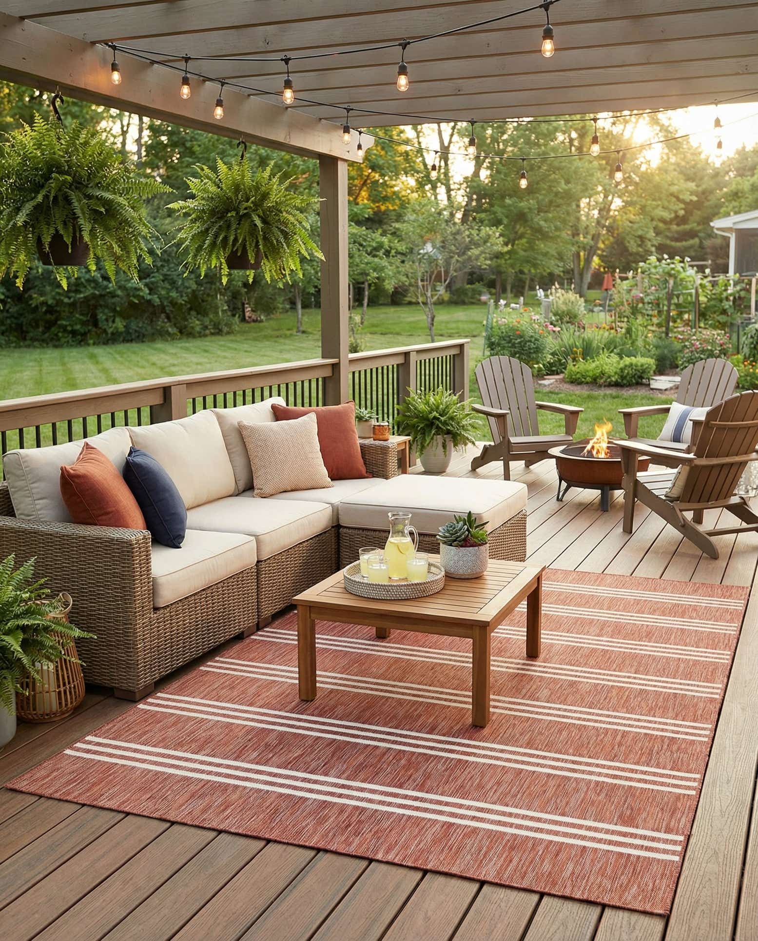 7' x 10' Easy-Clean Jill Zarin Anguilla Indoor / Outdoor Rug