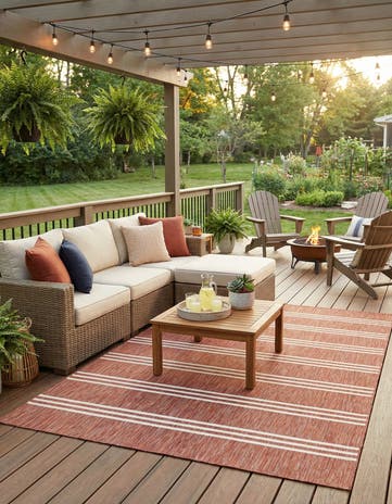 7' x 10' Easy-Clean Jill Zarin Anguilla Indoor / Outdoor Rug