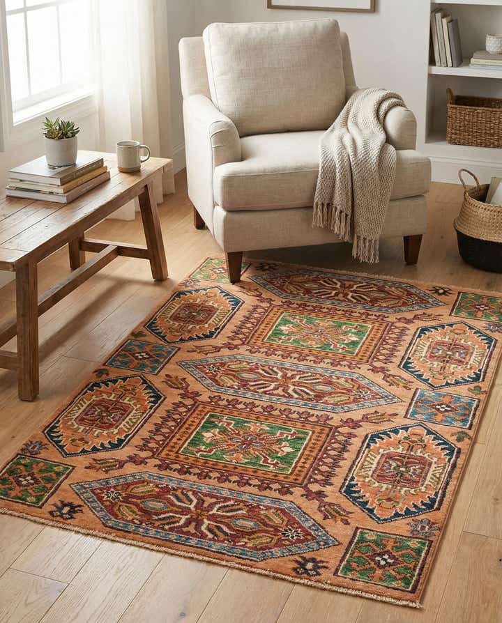 3' x 4' Hand Knotted Kazak Oriental Rug