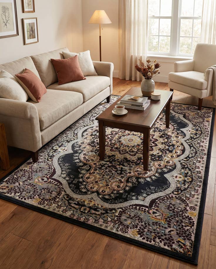 Detail image of 4' x 6' Kamala Washable Rug