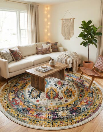 10' x 10' Carrington Round Rug