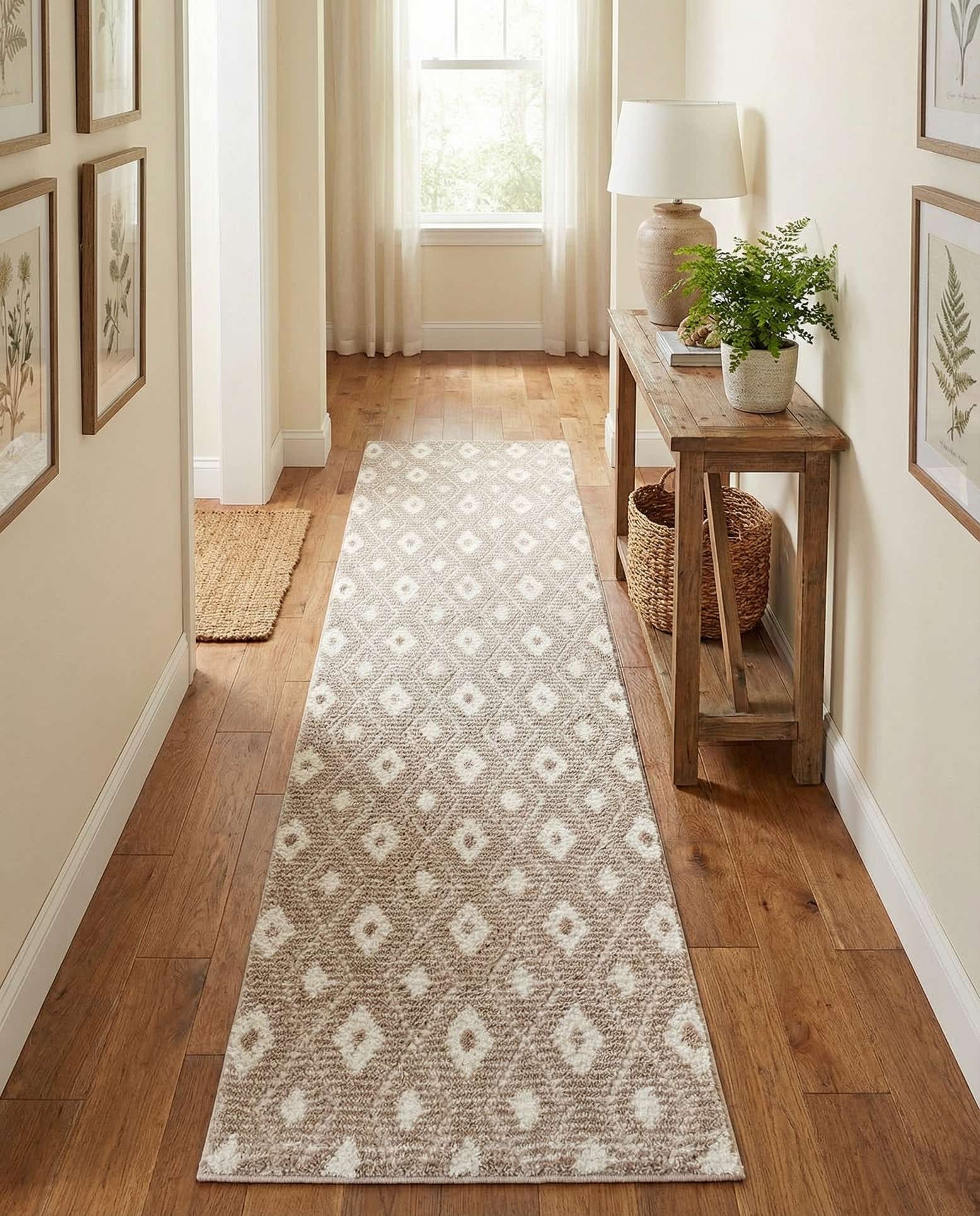 2' 7 x 10' Sepia Runner Rug