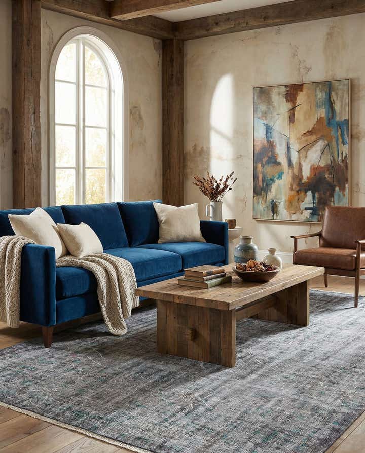 5' 10 x 9' 5 Ultra Vintage Wool Rug