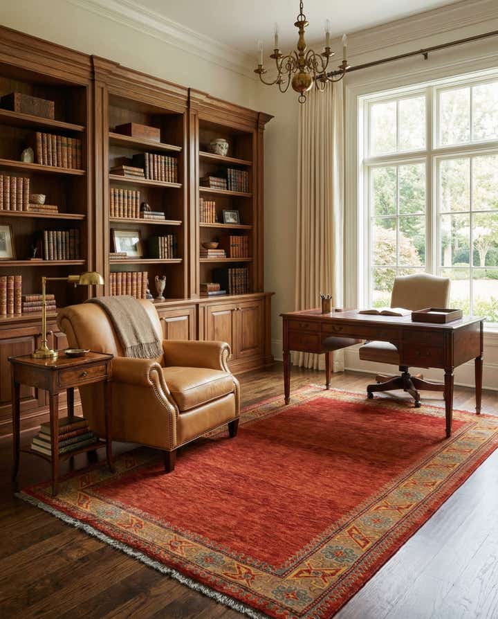5' 1 x 7' 7 Hand Knotted Peshawar Ziegler Rug