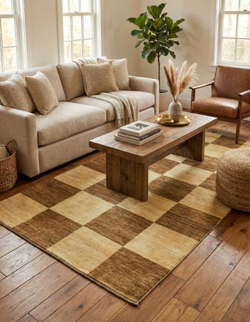 3' 4 x 6' 6 Hand Knotted Modern Ziegler Oriental Rug