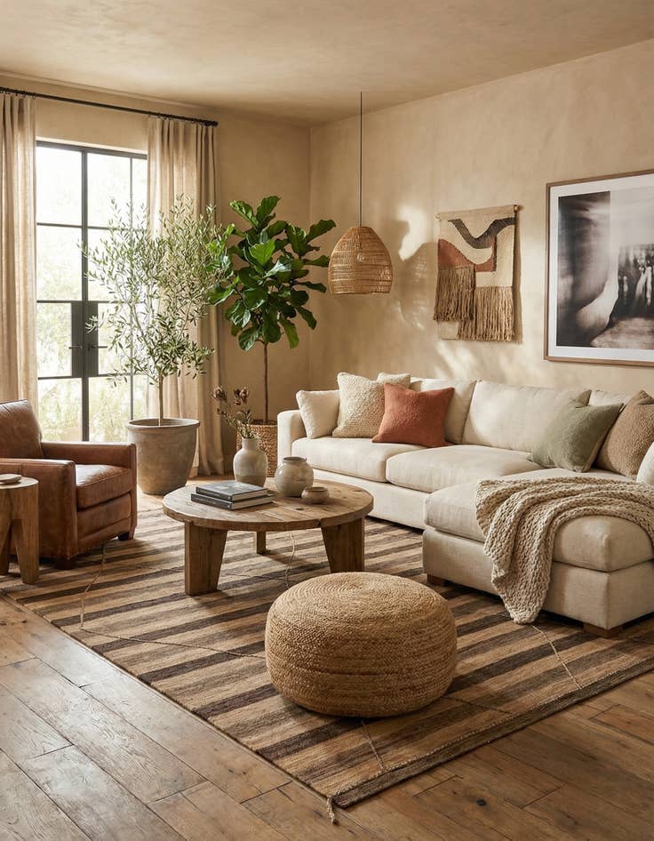 Detail image of 9' 4 x 11' 7  Hand Knotted Moroccan Wool Rug