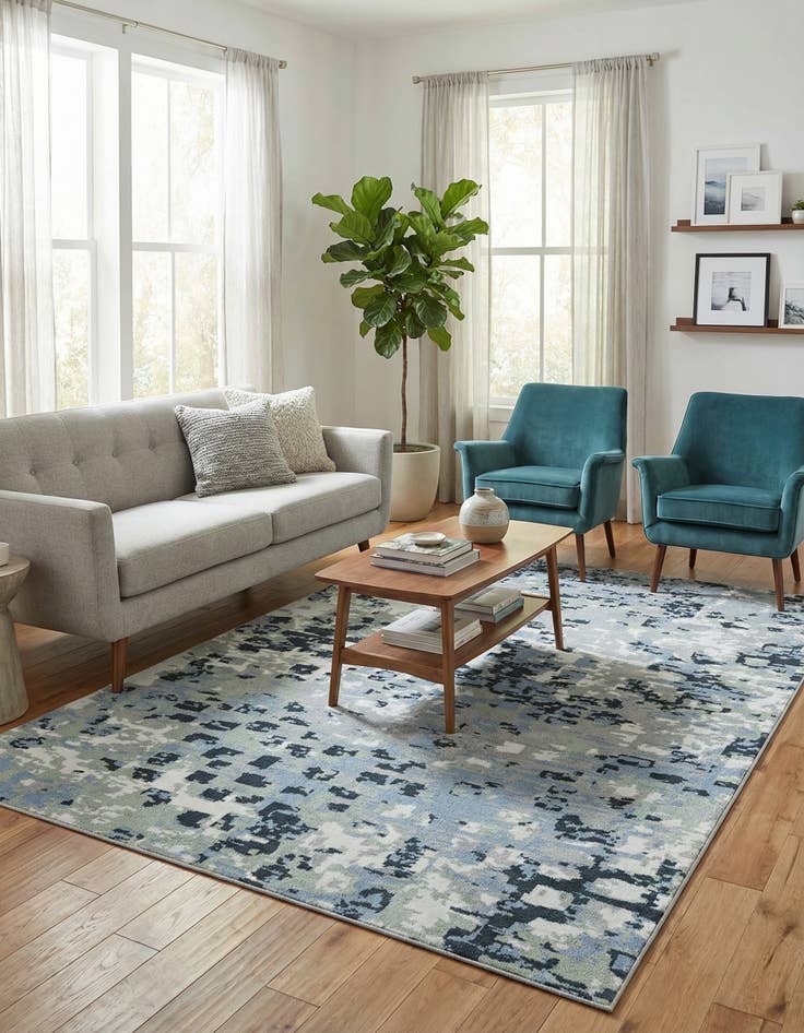 Detail image of 6' x 9' Kamala Washable Rug