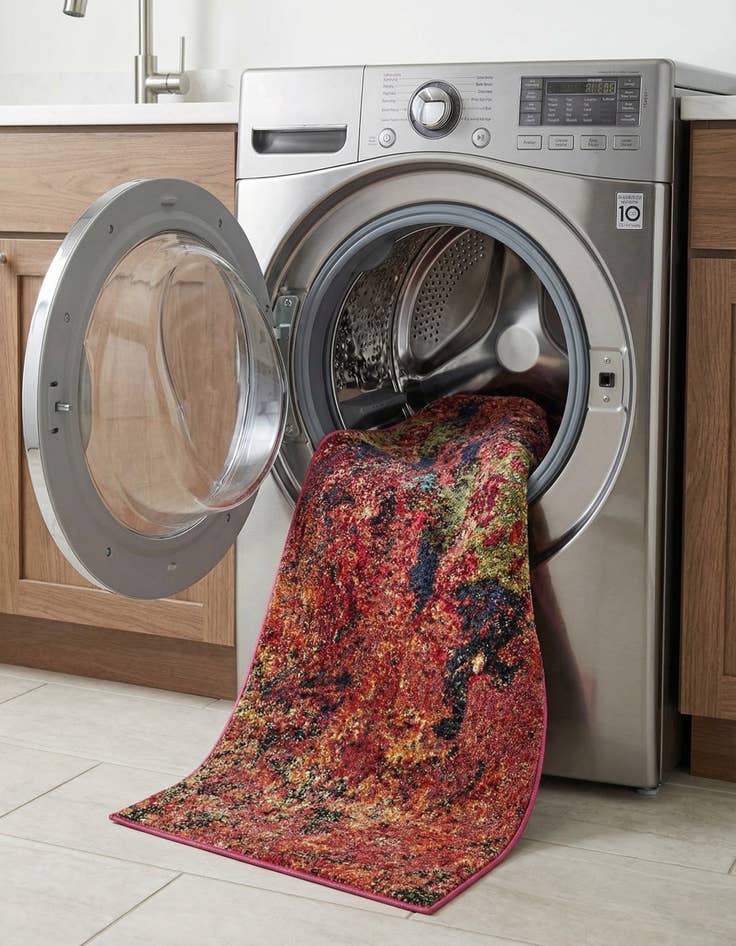 Detail image of  2' x 6'  Washable Haerfest Runner Rug