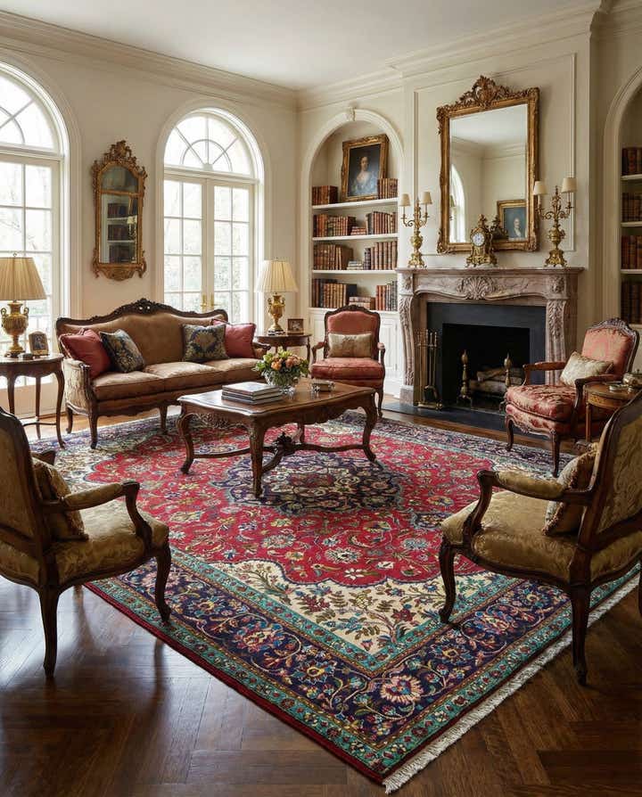 9' 9 x 13' 1 Hand Knotted Tabriz Persian Wool Rug