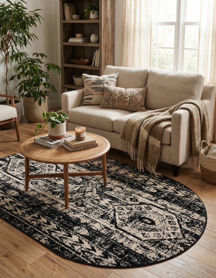 Detail image of 5' 3 x 8' Oregon Oval Rug