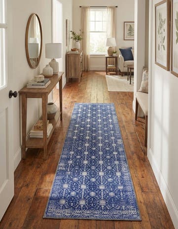 2' x 6' Washable Timeless Runner Rug