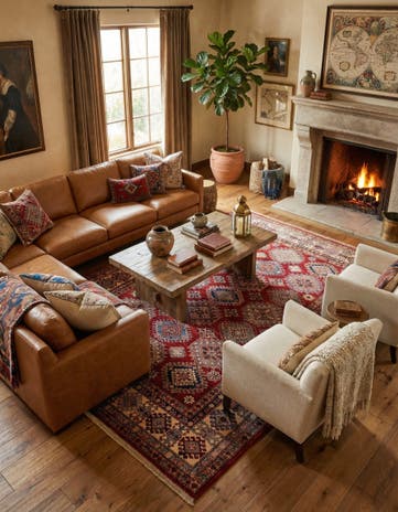 5' 9 x 8' 2 Kazak Wool Rug